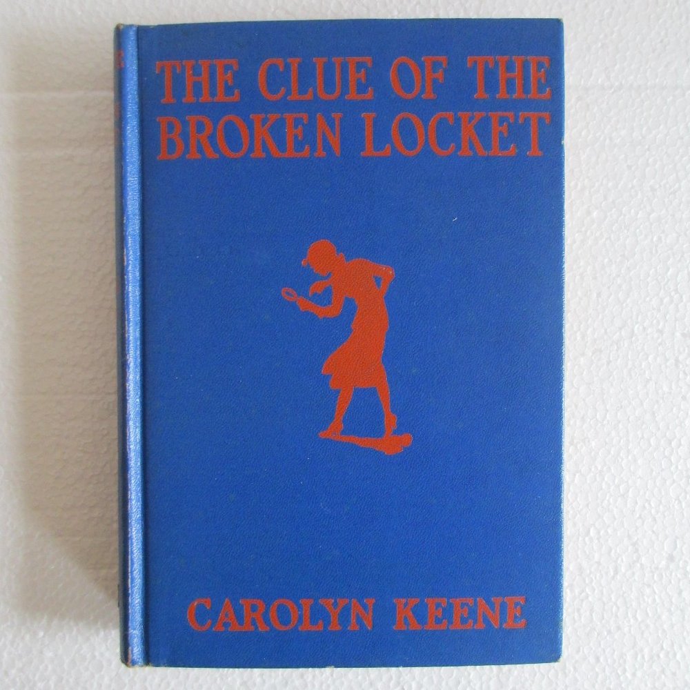 FIRST EDITION NANCY DREW THE CLUE OF THE BROKEN LOCKET